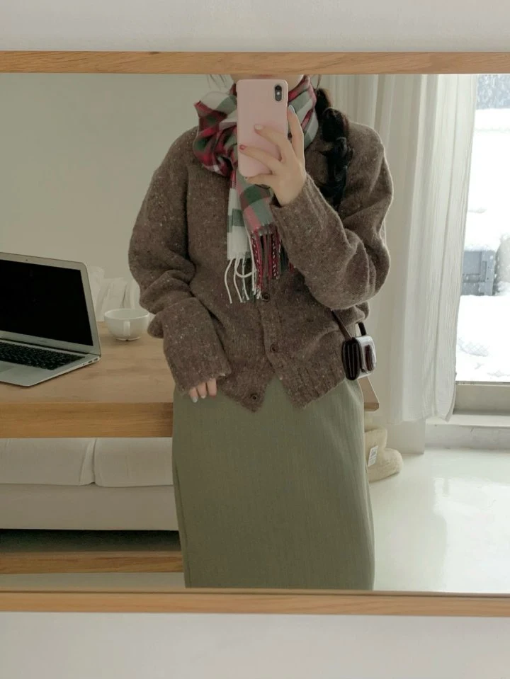 Our Moment - Korean Women Fashion - #momslook - Rib Knitting Skirt - 3