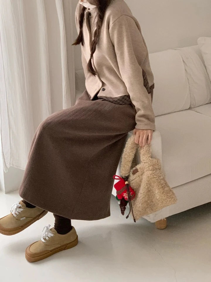 Our Moment - Korean Women Fashion - #womensfashion - Check Warm Cardigan - 5