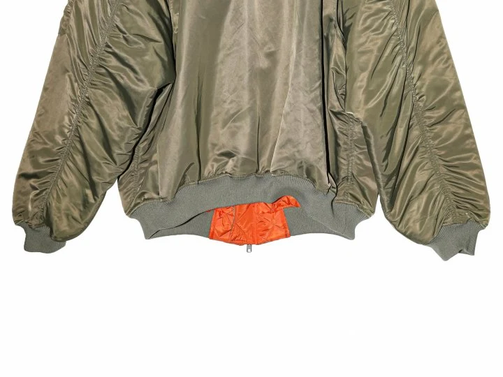 Paper Moon - Korean Women Fashion - #vintagekidsstyle - Super Oversized Two Way Zipper MA-1 Bomber Jacket - 12