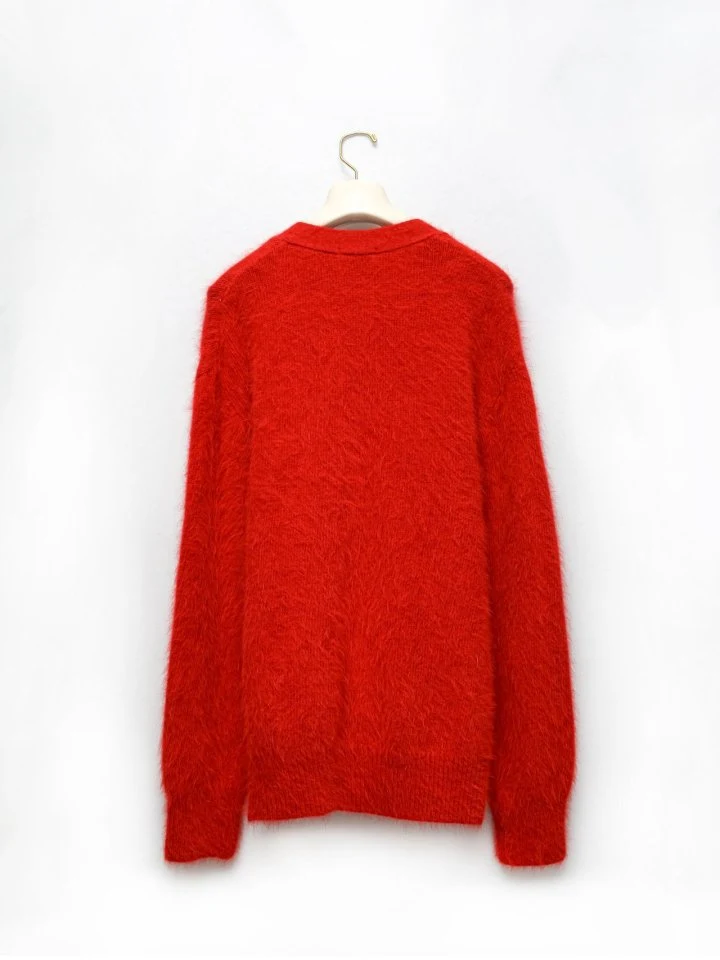 Paper Moon - Korean Women Fashion - #womensfashion - LUX Mink Angora Oversized Knit Cardigan - 7