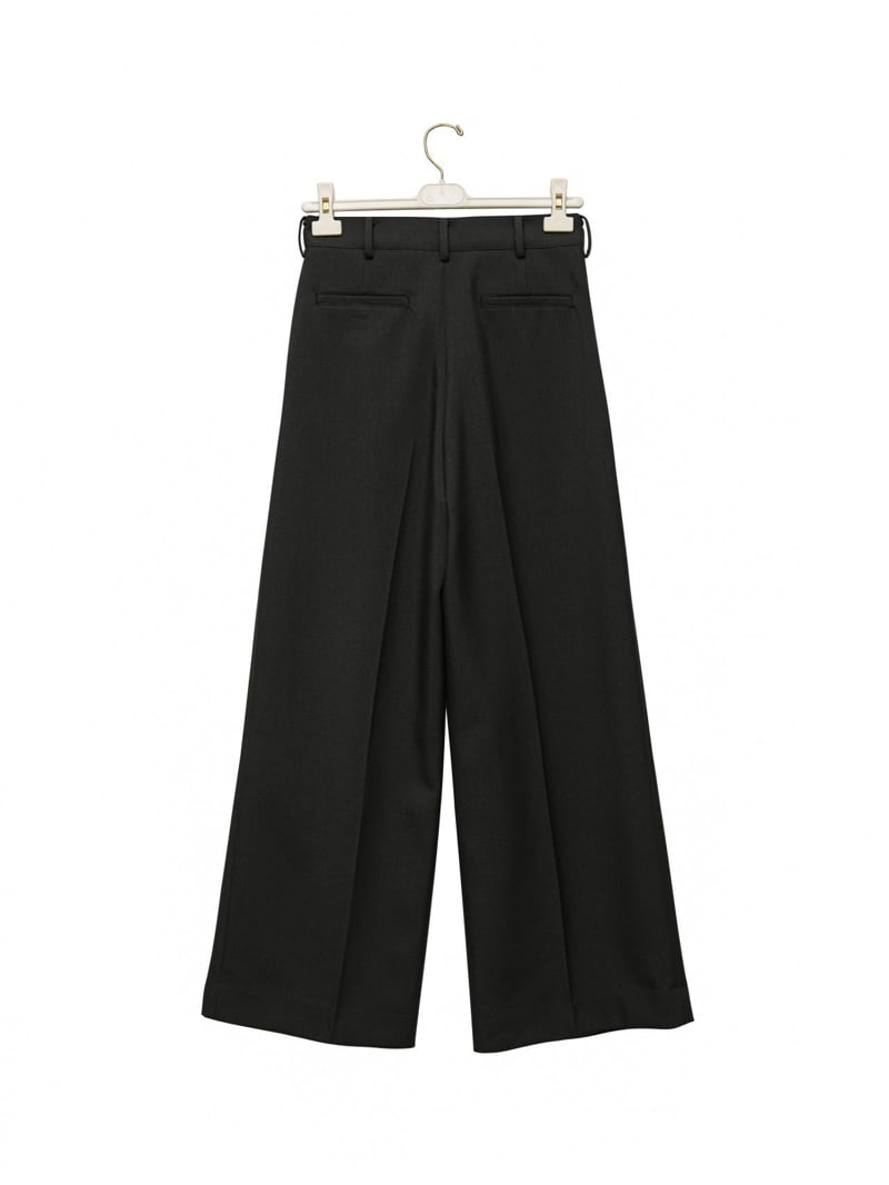 Paper Moon - Korean Women Fashion - #womensfashion - Oversized Wrapping Detail Wide Trousers - 6