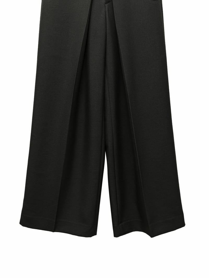 Paper Moon - Korean Women Fashion - #womensfashion - Oversized Wrapping Detail Wide Trousers - 8