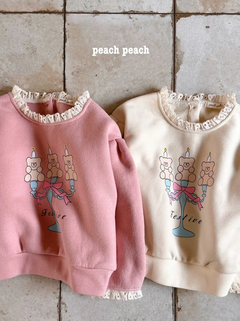 Peach Peach - Korean Children Fashion - #kidzfashiontrend - Home Party Sweatshirts - 4