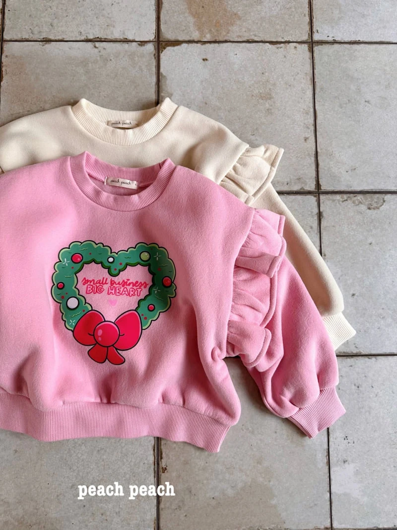 Peach Peach - Korean Children Fashion - #Kfashion4kids - Wreath Sweatshirts - 3