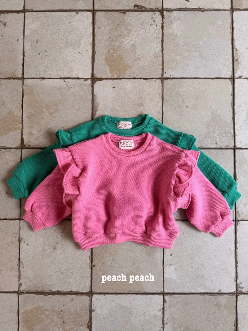 Peach Peach - Korean Children Fashion - #childofig - Warm Frill Knit