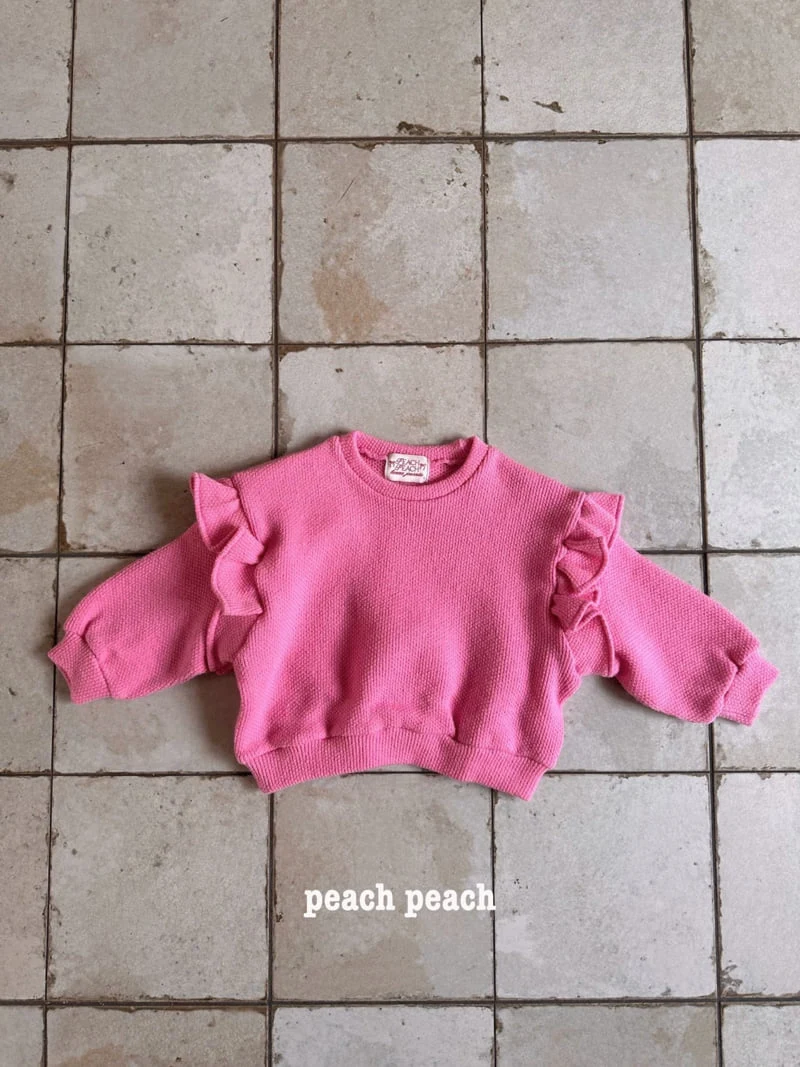 Peach Peach - Korean Children Fashion - #fashionkids - Warm Frill Knit - 5