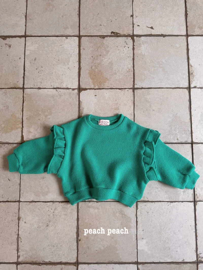 Peach Peach - Korean Children Fashion - #kidzfashiontrend - Warm Frill Knit - 8