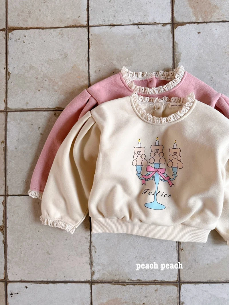 Peach Peach - Korean Children Fashion - #kidzfashiontrend - Home Party Sweatshirts - 3