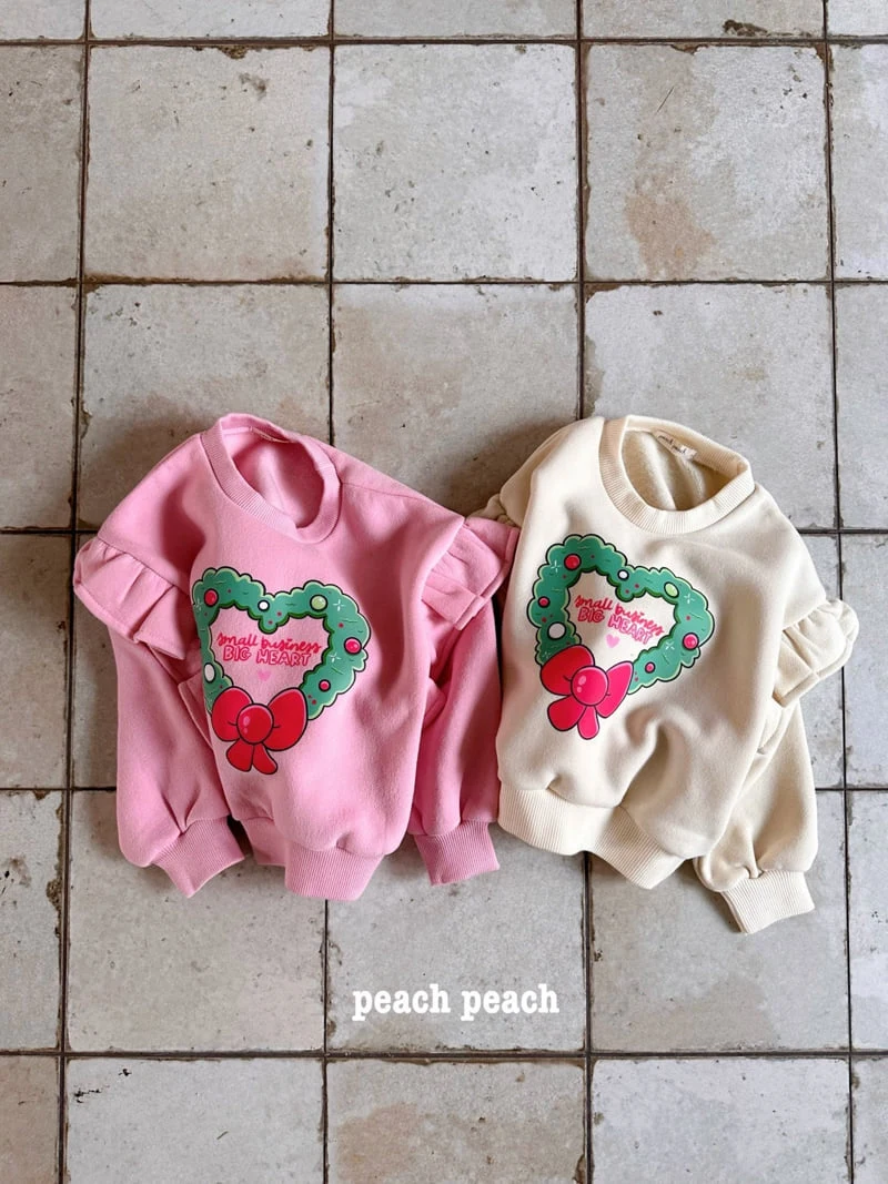 Peach Peach - Korean Children Fashion - #minifashionista - Wreath Sweatshirts - 6