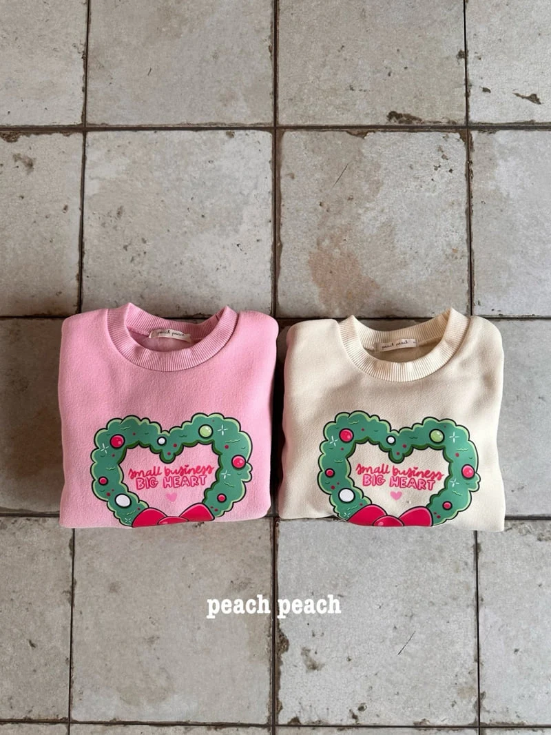 Peach Peach - Korean Children Fashion - #prettylittlegirls - Wreath Sweatshirts - 7