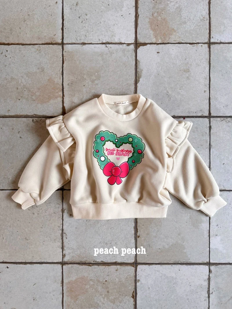 Peach Peach - Korean Children Fashion - #stylishchildhood - Wreath Sweatshirts - 10