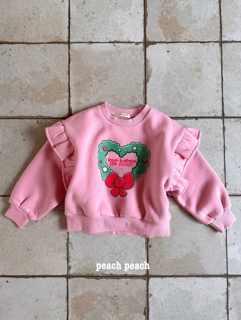 Peach Peach - Korean Children Fashion - #todddlerfashion - Wreath Sweatshirts - 8