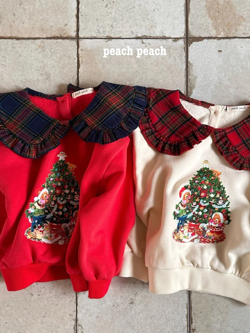 Peach Peach - Korean Children Fashion - #todddlerfashion - Tree Sweatshirts - 7