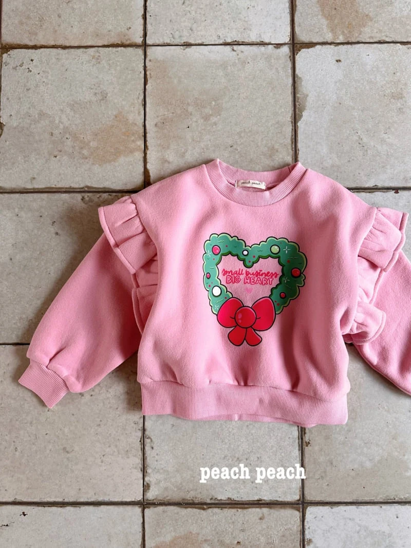 Peach Peach - Korean Children Fashion - #toddlerclothing - Wreath Sweatshirts - 9