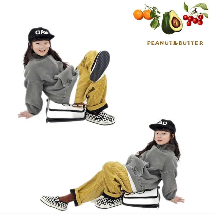 Peanut & Butter - Korean Children Fashion - #Kfashion4kids - Pigment Zip-up Tee - 4