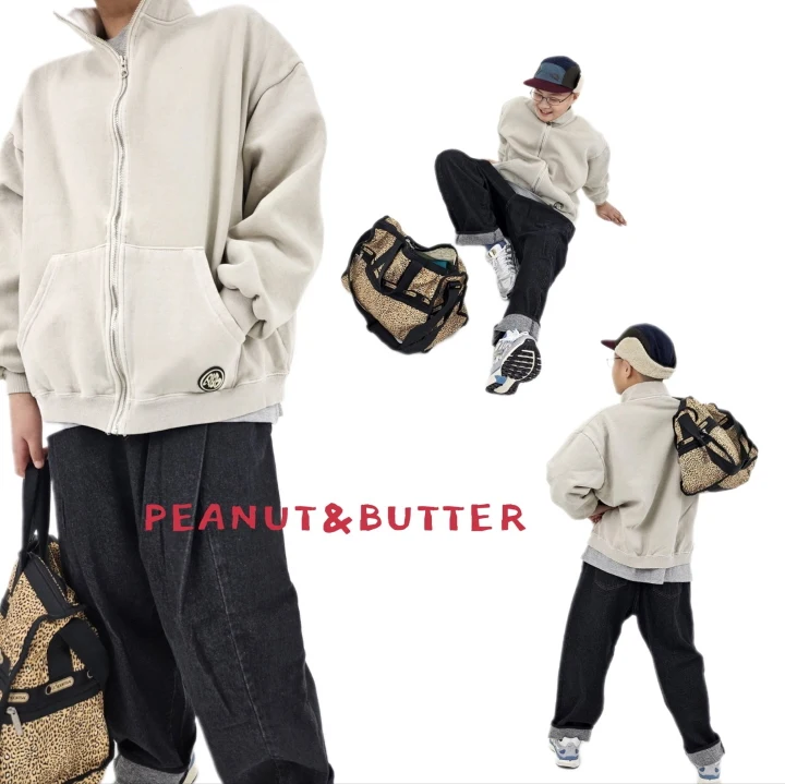 Peanut & Butter - Korean Children Fashion - #minifashionista - Pigment Zip-up Tee - 6