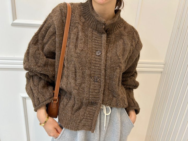 Pearls room - Korean Women Fashion - #womensfashion - Knit Cardigan - 9