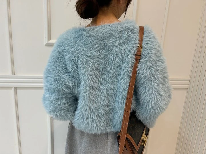 Pearls room - Korean Women Fashion - #womensfashion - Angora Cardigan - 11