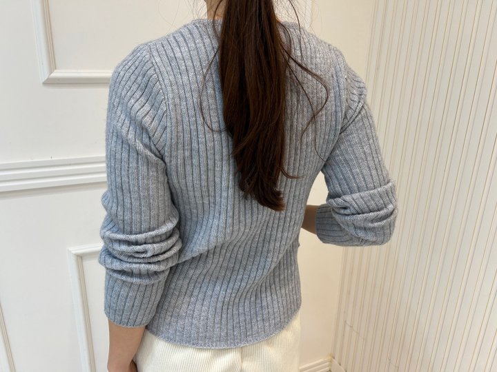 Pearls room - Korean Women Fashion - #womensfashion - Layered Cardigan - 11