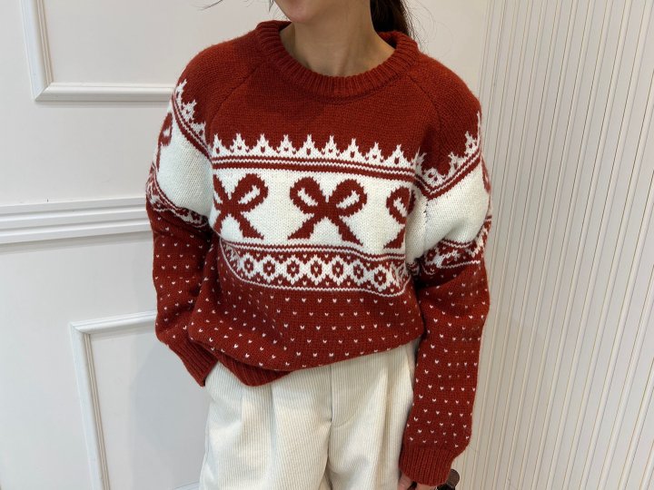 Pearls room - Korean Women Fashion - #womensfashion - Ribbon Knit - 9