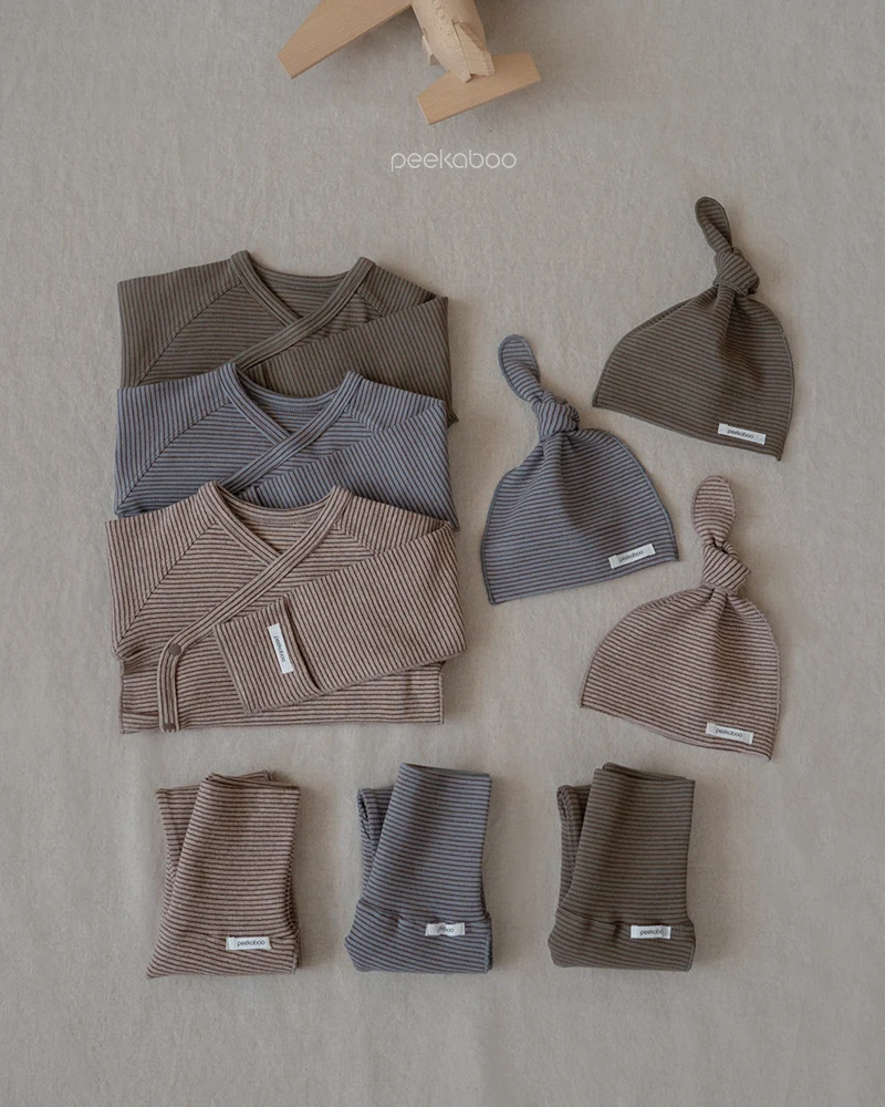 Peekaboo - Korean Baby Fashion - #babyboutique - Boeing Top Bottom Newborn Set - 2