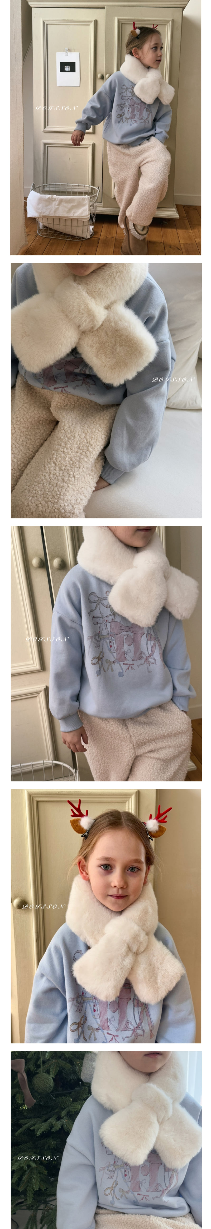 Poisson - Korean Children Fashion - #magicofchildhood - Winter Muffler