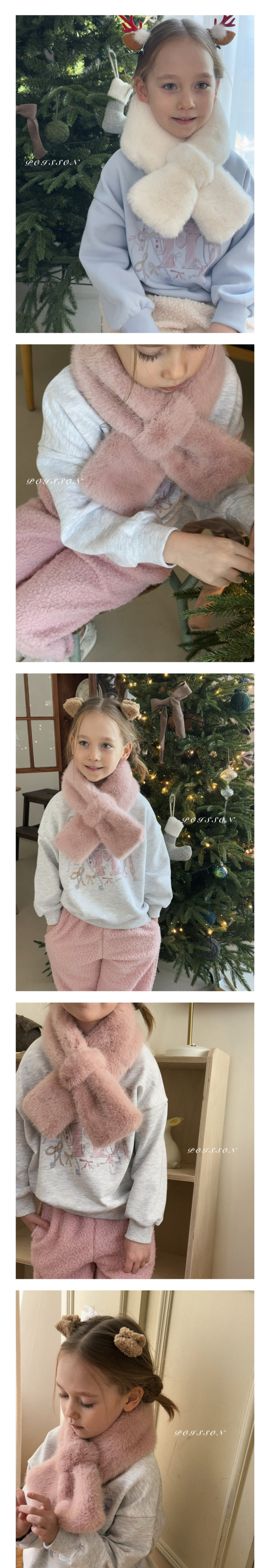 Poisson - Korean Children Fashion - #minifashionista - Winter Muffler - 2