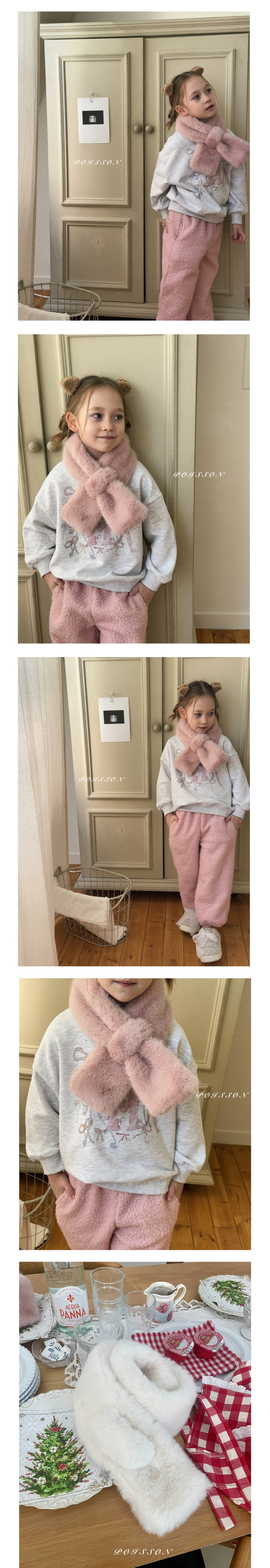 Poisson - Korean Children Fashion - #prettylittlegirls - Winter Muffler - 3