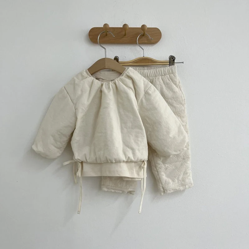 Pom - Korean Children Fashion - #childofig - Embroidery Quilted Pants - 7