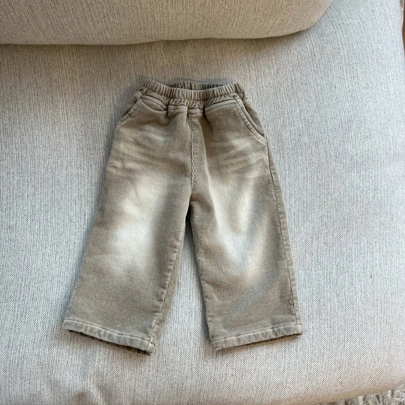 Pom - Korean Children Fashion - #childofig - Sand Corduroy Pants - 3