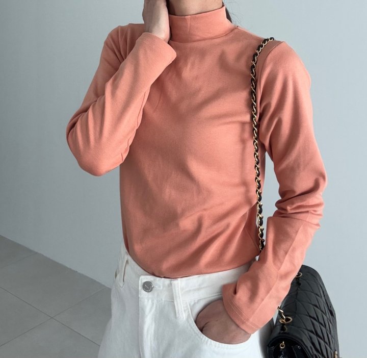 Ripple - Korean Women Fashion - #momslook - Louis Mockneck Tee - 7