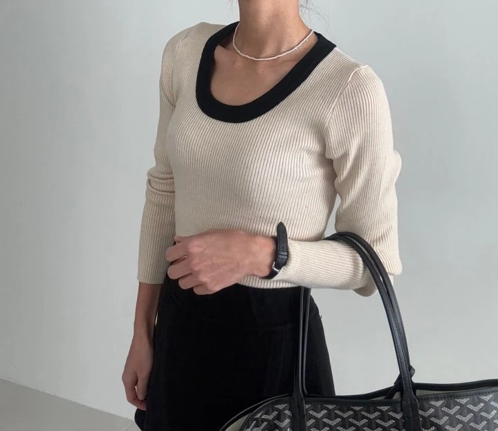 Ripple - Korean Women Fashion - #thelittlethings - Stew Raglan Knit - 6