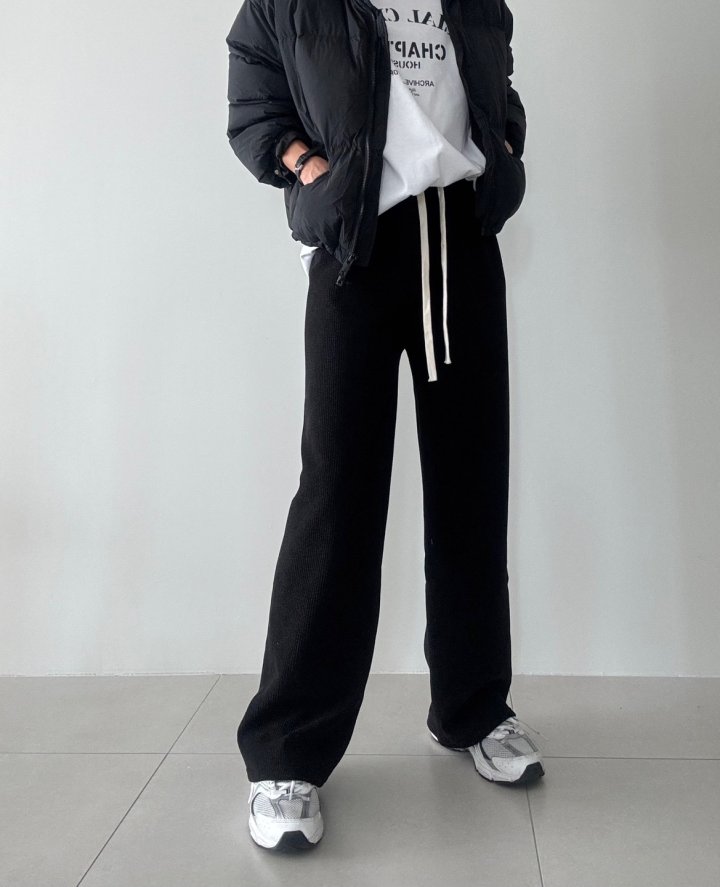 Ripple - Korean Women Fashion - #vintageinspired - Mink Corduroy Wide Pants - 5