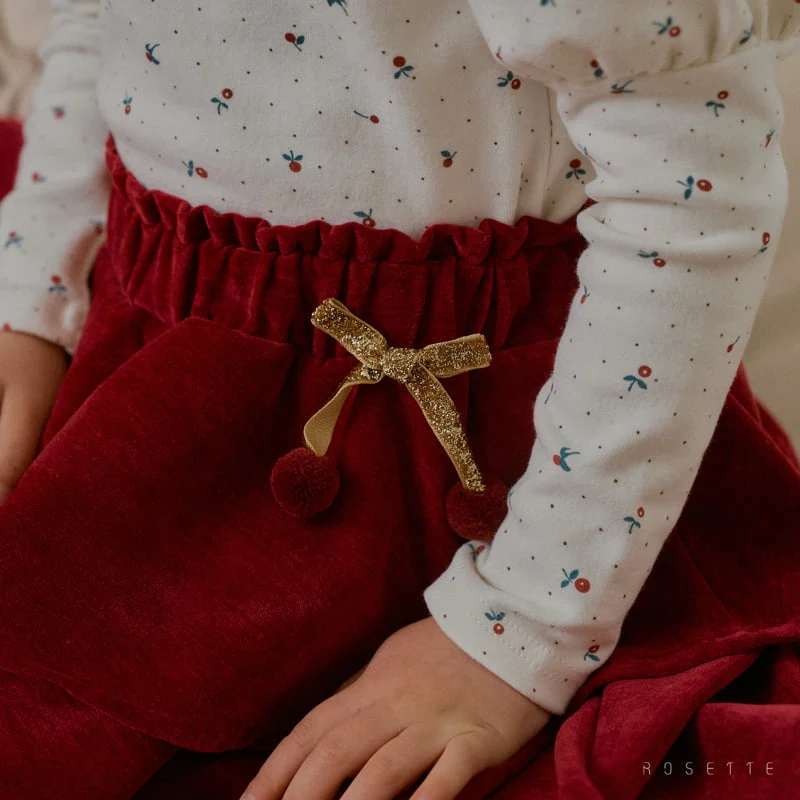 Rosette - Korean Children Fashion - #discoveringself - Swan Velvet Skirt - 7