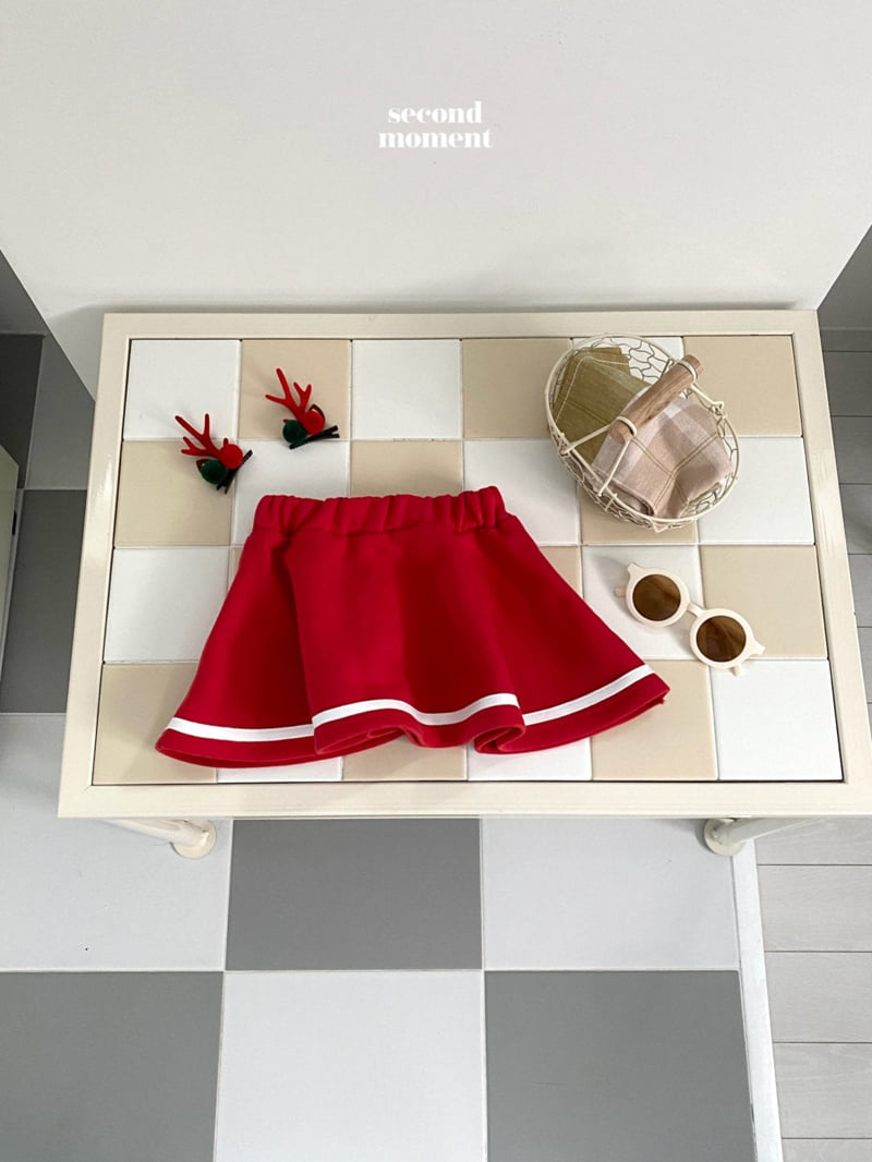 Second Moment - Korean Children Fashion - #littlefashionista - Christmas Skirt