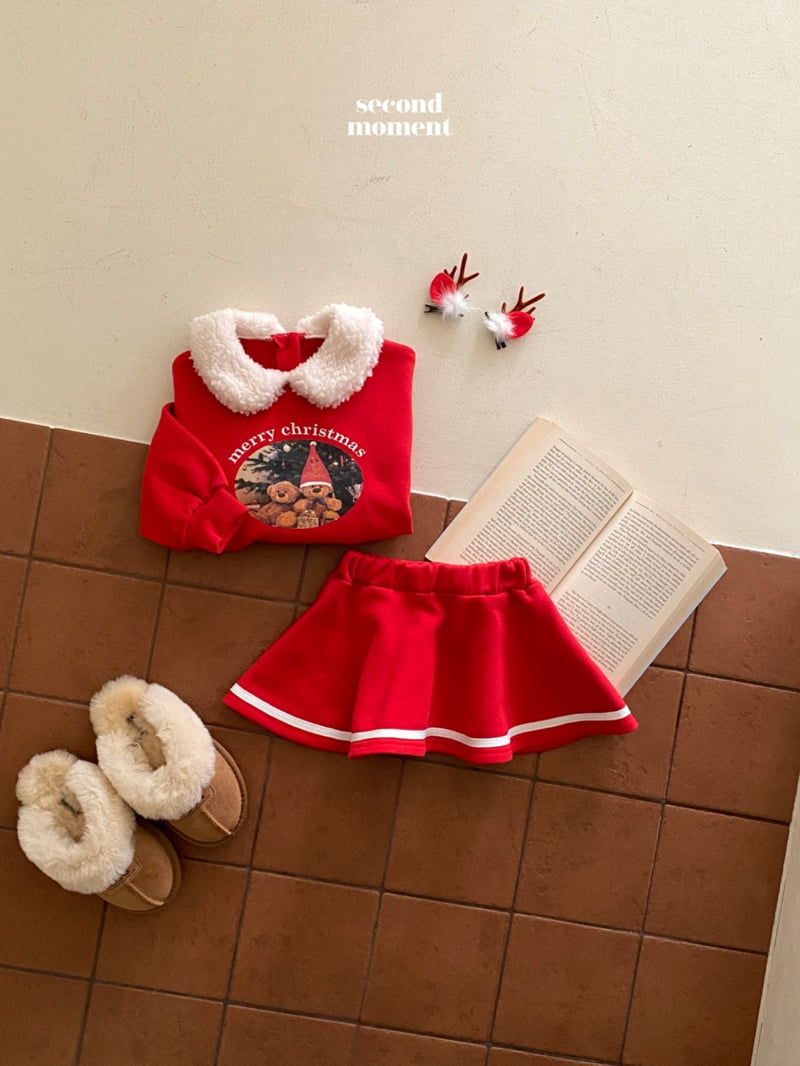 Second Moment - Korean Children Fashion - #stylishchildhood - Christmas Skirt - 7