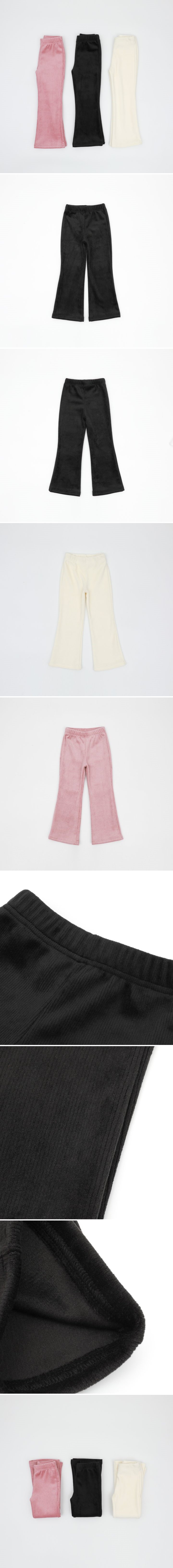 Sol At Luna - Korean Children Fashion - #discoveringself - Veloa Fleece Bootcut Pants