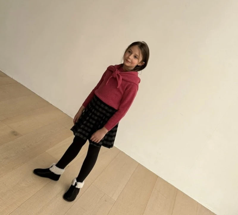 Soye - Korean Children Fashion - #childrensboutique - Checked Hidden Skirt - 2