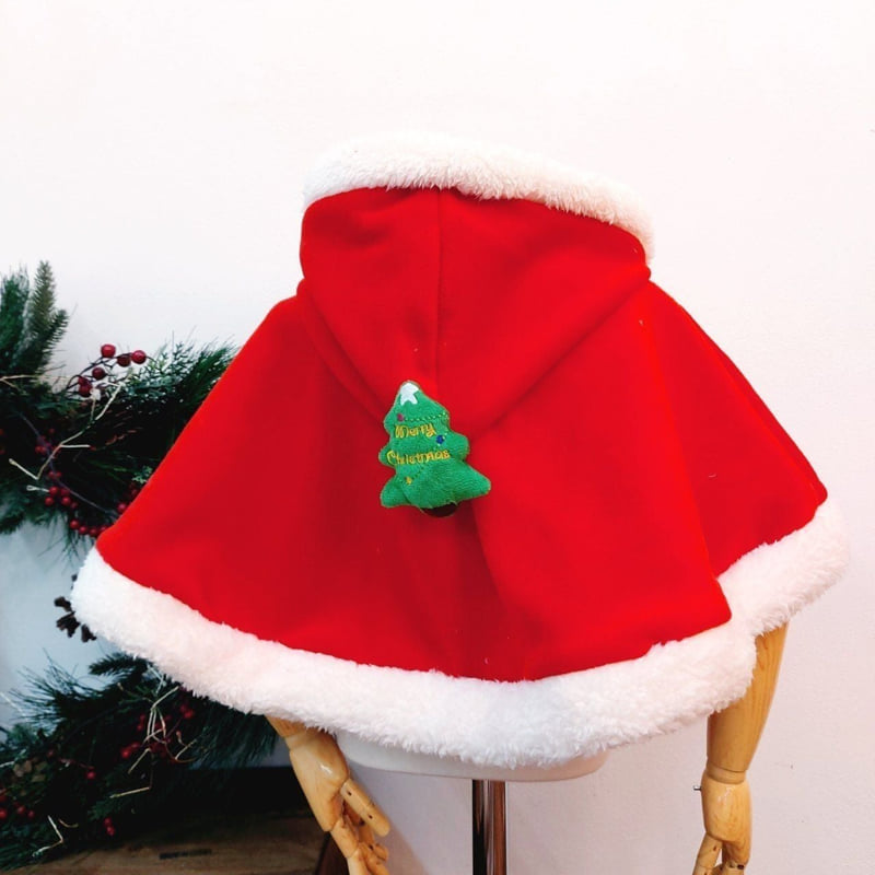 Tony - Korean Baby Fashion - #babyootd - Santa Hood Cape - 3