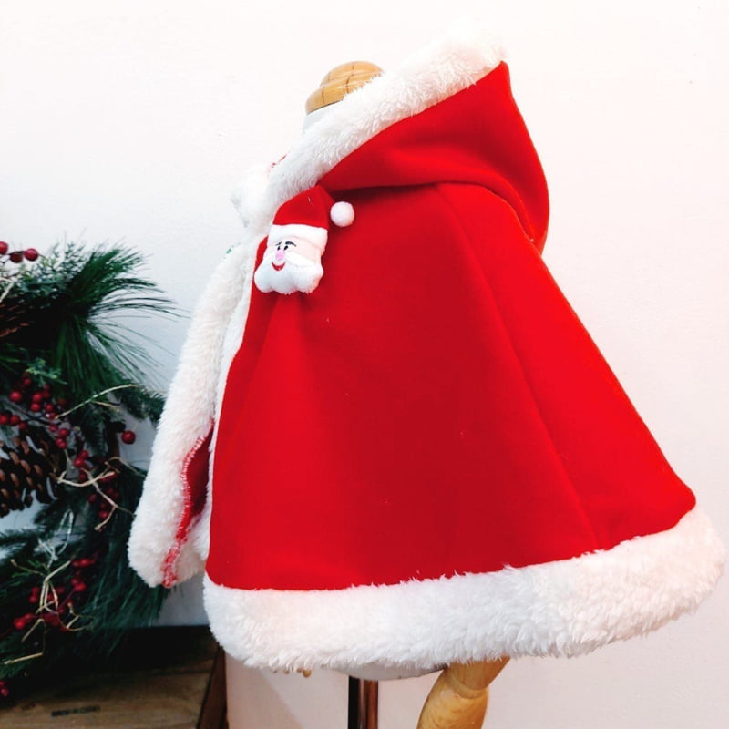 Tony - Korean Baby Fashion - #babywear - Santa Hood Cape - 6