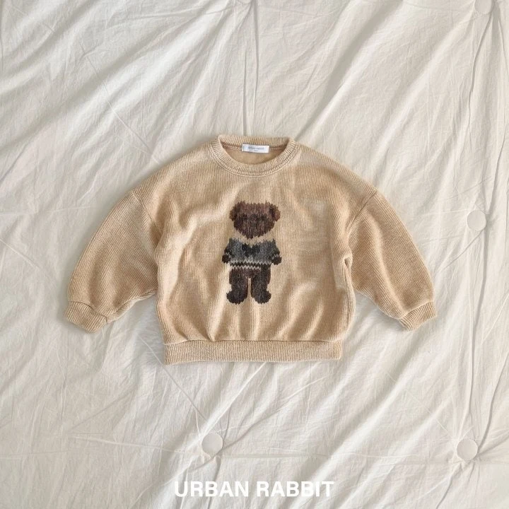 Urban Rabbit - Korean Children Fashion - #childofig - Bear Knit Tee - 11