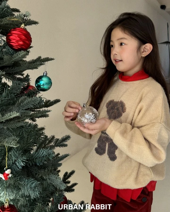 Urban Rabbit - Korean Children Fashion - #Kfashion4kids - Bear Knit Tee - 4