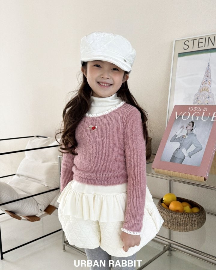 Urban Rabbit - Korean Children Fashion - #minifashionista - Mink Rose Crop Tee - 7