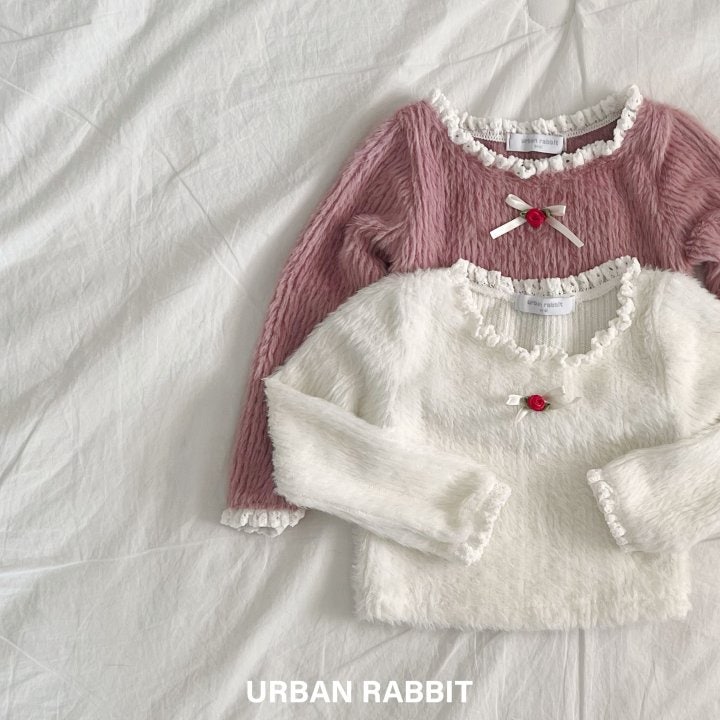 Urban Rabbit - Korean Children Fashion - #stylishchildhood - Mink Rose Crop Tee - 11