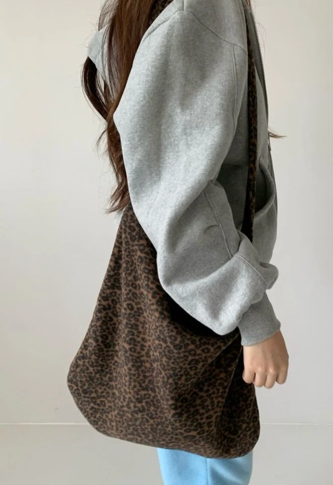 Via - Korean Women Fashion - #momslook - Leopard Eco Bag - 4