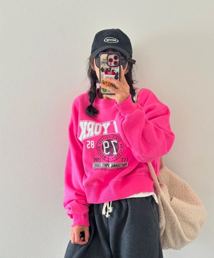 Via - Korean Women Fashion - #momslook - Fleece New York Sweatshirts - 10