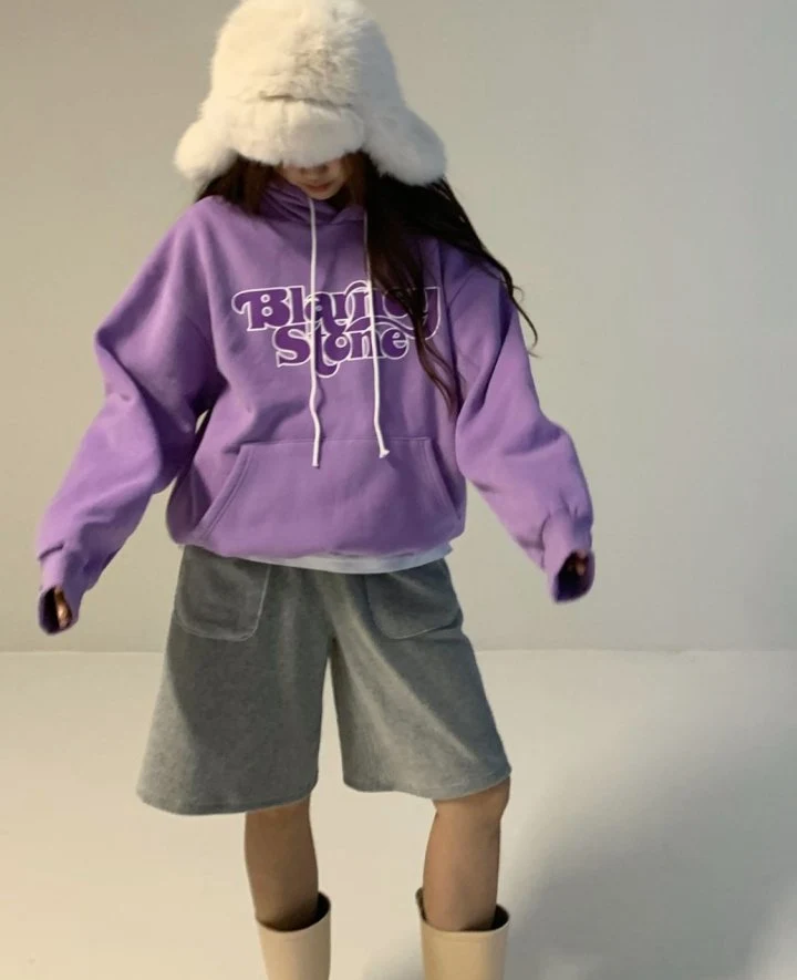 Via - Korean Women Fashion - #momslook - Stone Fleece Hoody - 12