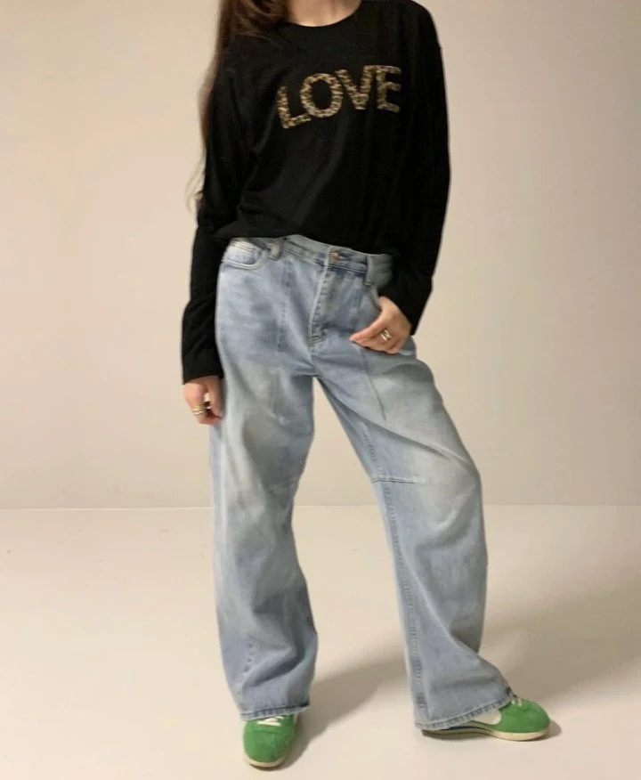 Via - Korean Women Fashion - #momslook - Leopard Love Tee - 5