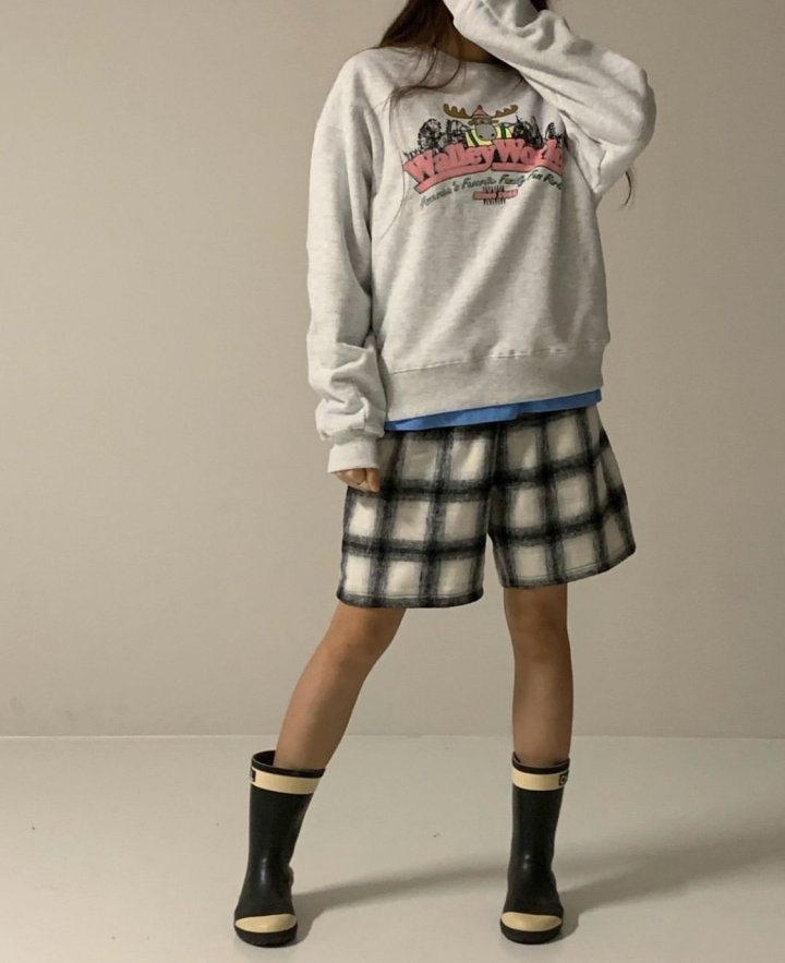 Via - Korean Women Fashion - #vintagekidsstyle - Check Shorts - 4