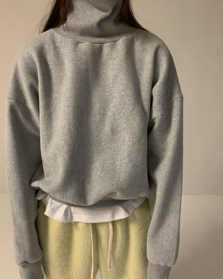 Via - Korean Women Fashion - #restrostyle - Turtleneck Sweatshirts